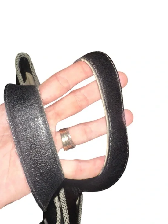 Tory Burch Black Leather Tote with Logo Medallion - Picture 14 of 17